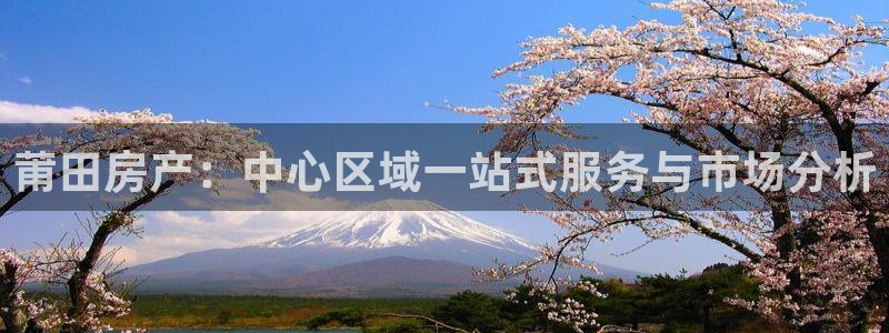 摩登7去3299O7：莆田房产：中心区域一站式服务与市场分析