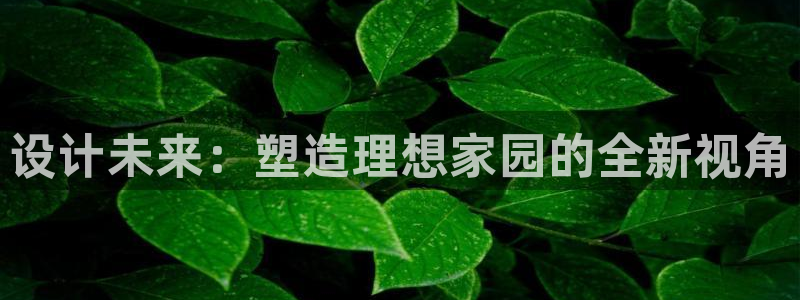 摩登7官网六柒五I38：设计未来：塑造理想家园的全新视角