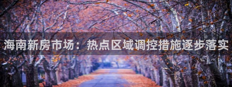 摩登7下载地址：海南新房市场：热点区域调控措施逐步落实