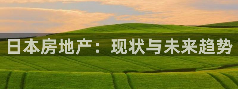 摩登7月3299O7：日本房地产：现状与未来趋势