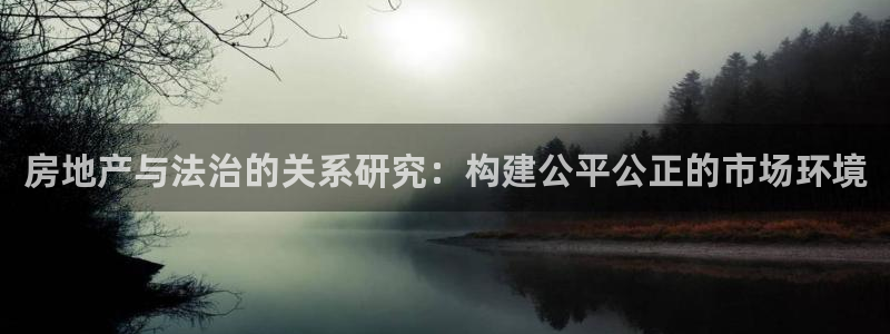 摩登世界7：房地产与法治的关系研究：构建公平公正的市场环境