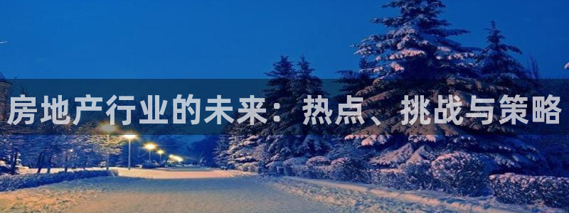 摩登7登录奥333OO：房地产行业的未来：热点、挑战与策略