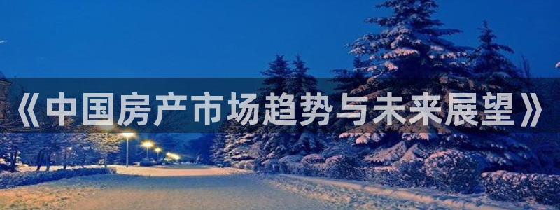 摩登7前7O667：《中国房产市场趋势与未来展望》